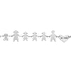 Bracciale Family Genitori + 3 Bimbe anche con animali - con incisione -Beloved_gioielli