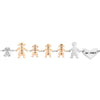 Bracciale Family Genitori + 3 Bimbe anche con animali - con incisione -Beloved_gioielli