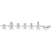 Bracciale Family Genitori + 3 Bimbe anche con animali - con incisione -Beloved_gioielli