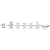 Bracciale Family Genitori + 3 Bimbe anche con animali - con incisione -Beloved_gioielli