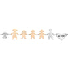 Bracciale Family Genitori + 3 Bimbe anche con animali - con incisione -Beloved_gioielli