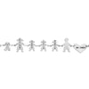 Bracciale Family Genitori + 3 Bimbe anche con animali - con incisione -Beloved_gioielli