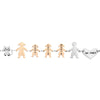 Bracciale Family Genitori + 3 Bimbe anche con animali - con incisione -Beloved_gioielli