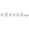 Bracciale Family Genitori + 3 Bimbe anche con animali - con incisione -Beloved_gioielli