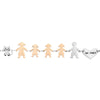 Bracciale Family Genitori + 3 Bimbe anche con animali - con incisione -Beloved_gioielli