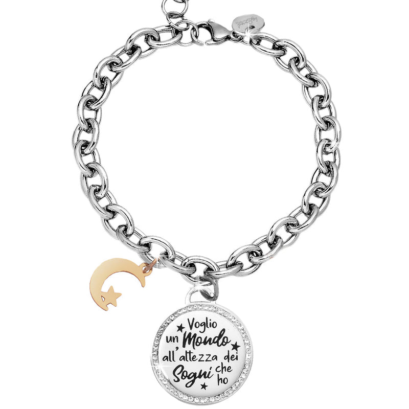 Bracciale groumette con incisione - 