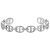 Bracciale in Acciaio regolabile Trama Intrecciata Colore Silver B01W -Beloved_gioielli