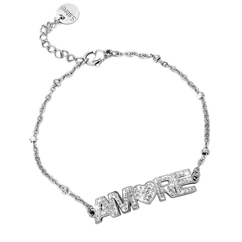 Bracciale Modern Times Word - AMORE -Beloved_gioielli