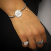 Bracciale My Passion in acciaio con rondelle silver e rose gold - "Forever party" -Beloved_gioielli
