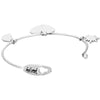 Bracciale rigido donna con charms e incisione - "Always follow your dreams" -Beloved_gioielli