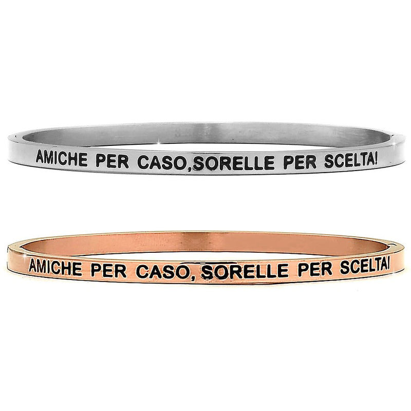 Bracciale emozionale inciso, amicizia