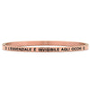 Bracciale rigido in acciaio inossidabile con incisione - "L'essenziale è invisibile agli occhi" -Beloved_gioielli