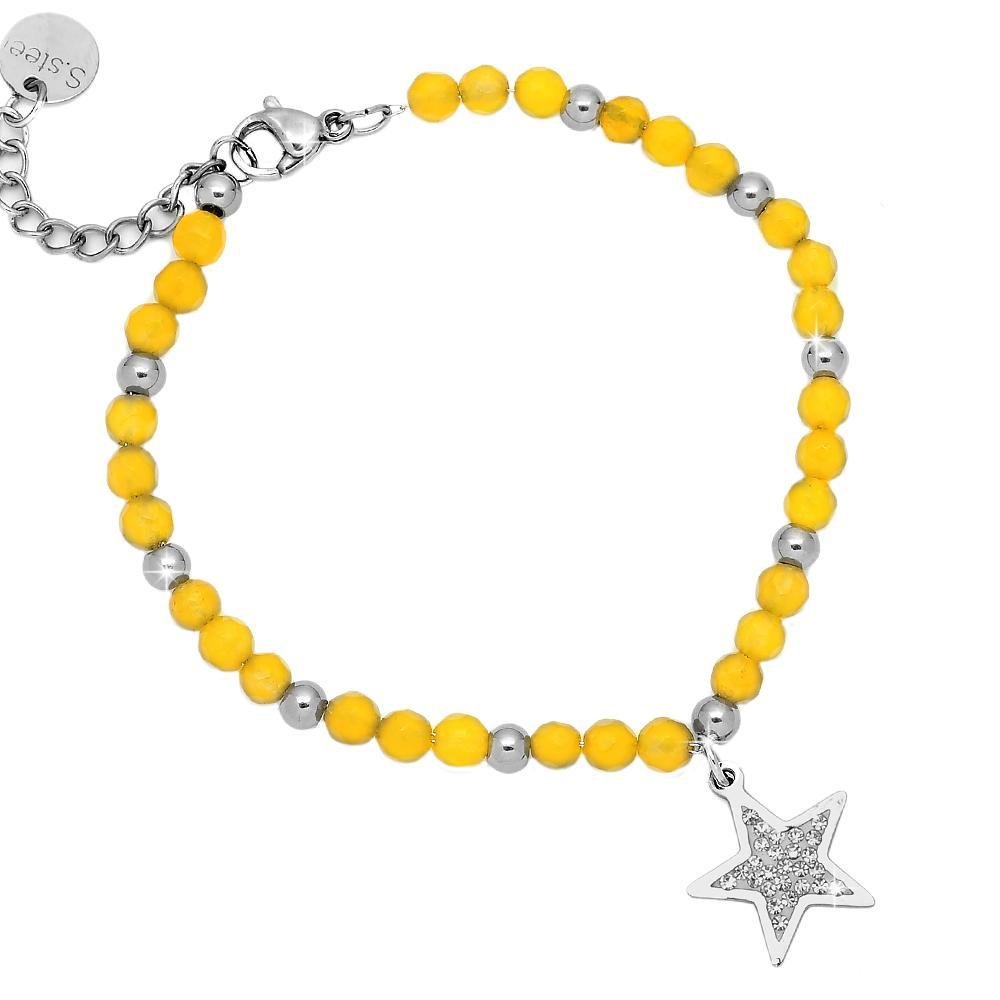 Bracciale SUMMER VIBES con cristalli Gold - Stella -Beloved_gioielli