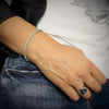 Bracciale Tennis con cristalli - Verde acqua -Beloved_gioielli