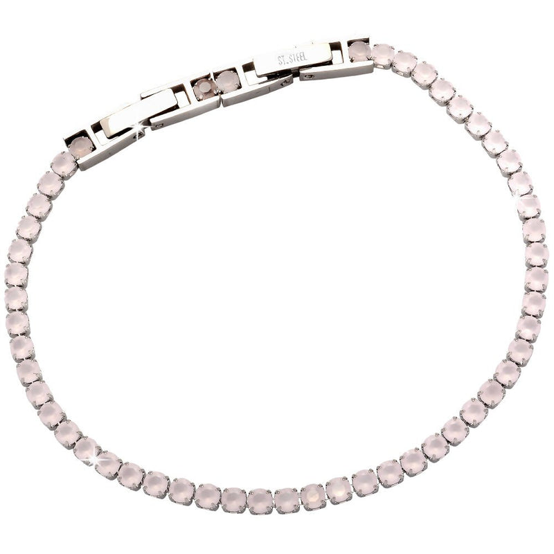 Bracciale Tennis Deluxe confort fit - Rosa chiaro -Beloved_gioielli