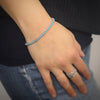 Bracciale Tennis Deluxe confort fit - Turchese -Beloved_gioielli