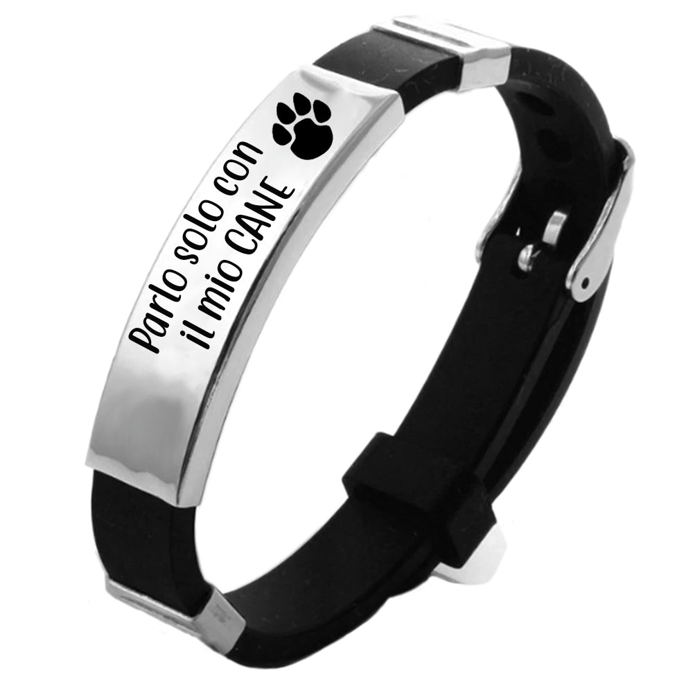 BIAIHQIE Bracciale Portaceneri Sempre Nel Mio Cuore - Acciaio Inox 316L, Regolabile, Per Ceneri Di Animali Domestici