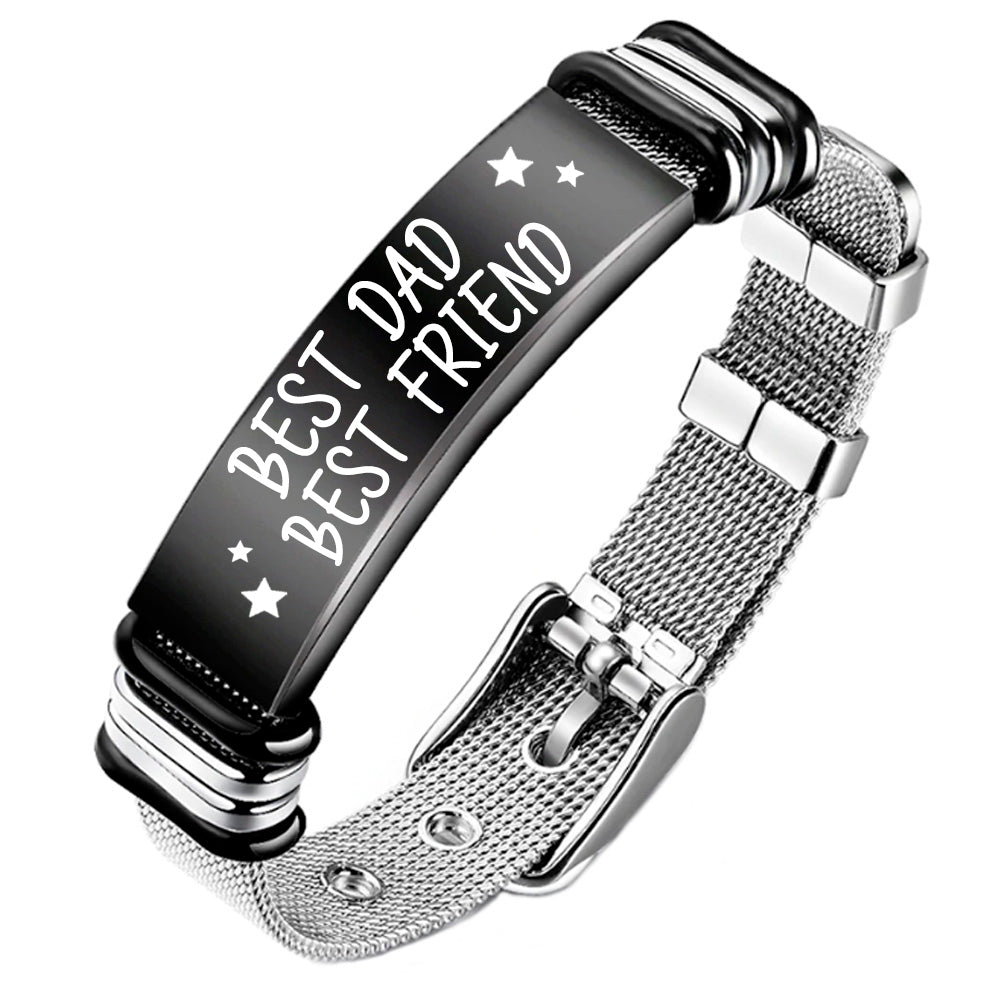 Bracciale Uomo Amico To My Man Bracciale Regalo Per Fidanzato - Foto 9