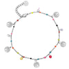 Cavigliera Summer Vibes con charm, cristalli e smalti - Albero della vita -Beloved_gioielli