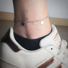 Cavigliera Summer Vibes con charm, cristalli e smalti - Cuori -Beloved_gioielli