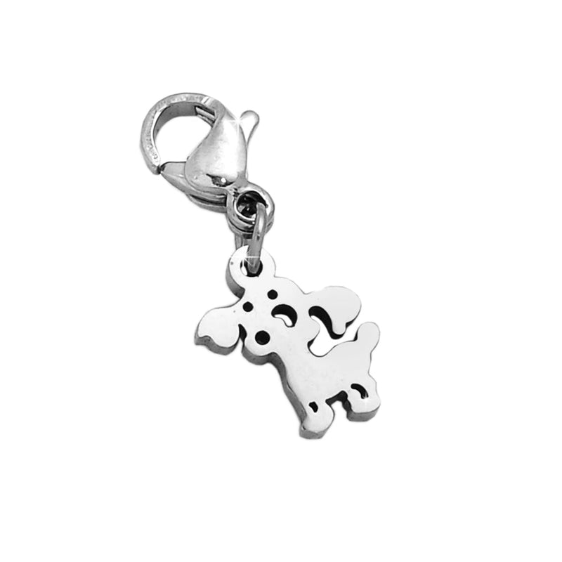 Charm pendente con moschettone a forma di Cagnolino - Scegli la colorazione all'interno -Beloved_gioielli