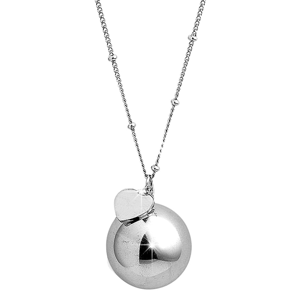 Collana Chiama Angeli - Cuore silver -Beloved_gioielli