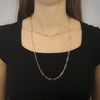 Collana componibile con maglia a profilo squadrato in acciaio colore Rose gold - Scegli la lunghezza all'interno -Beloved_gioielli