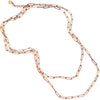 Collana componibile con maglia a profilo squadrato in acciaio colore Rose gold - Scegli la lunghezza all'interno -Beloved_gioielli