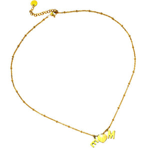 Collana componibile e personalizzabile - Nome o Parola - catenina e lettere Yellow Gold -Beloved_gioielli