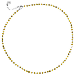 Collana componibile e personalizzabile - Nome o Parola - Cristalli gold lettere Gold -Beloved_gioielli