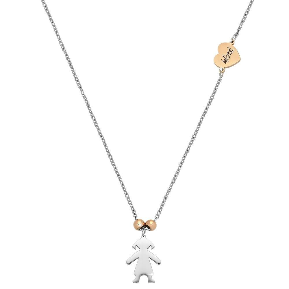 Collana con charms famiglia Silver - Bimba - anche con Incisione -Beloved_gioielli