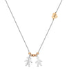 Collana con charms famiglia Silver - Bimbo, Bimba - anche con Incisione -Beloved_gioielli