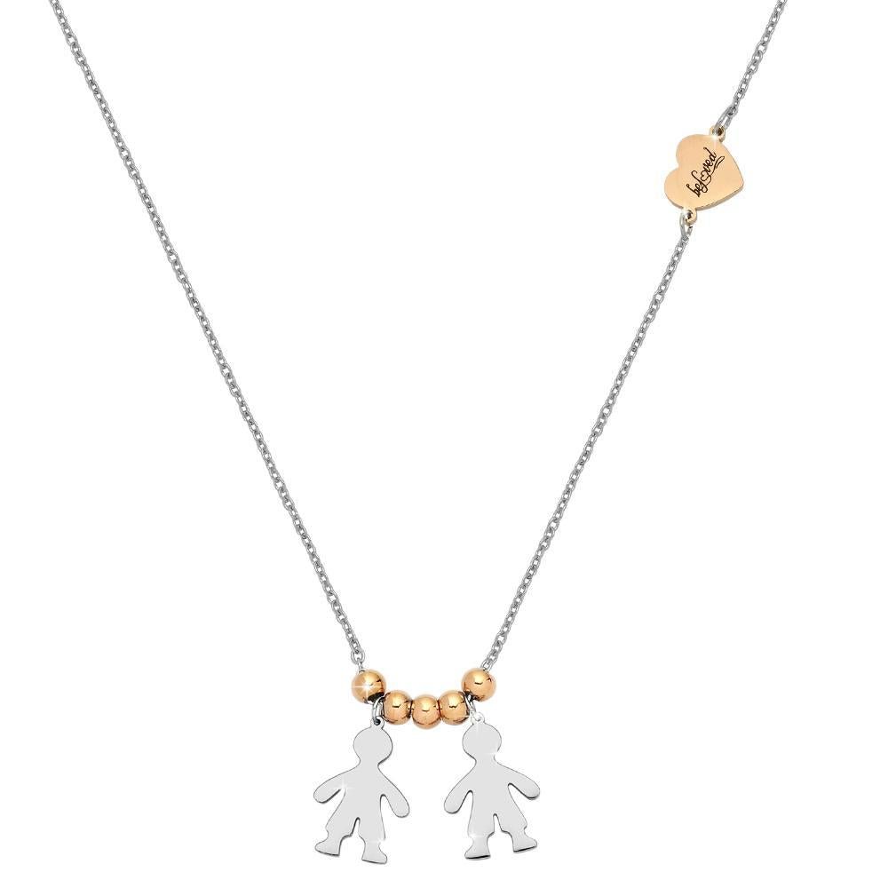 Collana con charms famiglia Silver - Bimbo, Bimbo - anche con Incisione -Beloved_gioielli