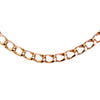 Collana con maglia groumette fantasia in acciaio Gold -Beloved_gioielli