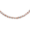 Collana con nodini in acciaio silver e rose gold - Medium -Beloved_gioielli