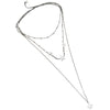 Collana donna Essential tripla in acciaio con 4 Stelle pendenti -Beloved_gioielli