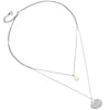 Collana doppia SUMMER VIBES con conchiglia chiusa e perla - Silver -Beloved_gioielli