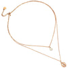 Collana doppia SUMMER VIBES con conchiglia e perla - Rose gold -Beloved_gioielli