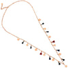 Collana Essential con nappine e charms rose gold - Stelle e Cuori -Beloved_gioielli