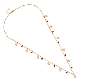 Collana Essential da donna lunga o doppio giro - Rose gold Quadrifogli -Beloved_gioielli