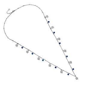 Collana Essential da donna lunga o doppio giro - Silver Quadrifoglio -Beloved_gioielli