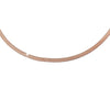 Collana in acciaio con catena Piattina Rose gold - Scegli la larghezza all'interno -Beloved_gioielli