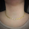 Collana in acciaio con charms in rilievo colore gold - Farfalle -Beloved_gioielli