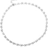 Collana in acciaio con charms in rilievo colore silver - Farfalla -Beloved_gioielli