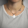 Collana in acciaio con pendente Gatto e Zampa - Silver e Rose gold -Beloved_gioielli