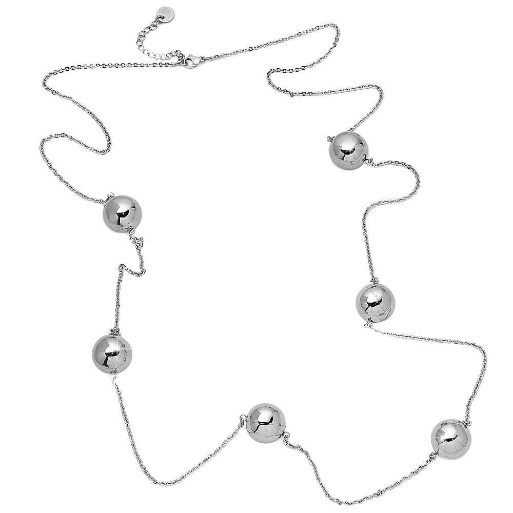 Collana lunga da donna con charms Bombati - ROUND -Beloved_gioielli