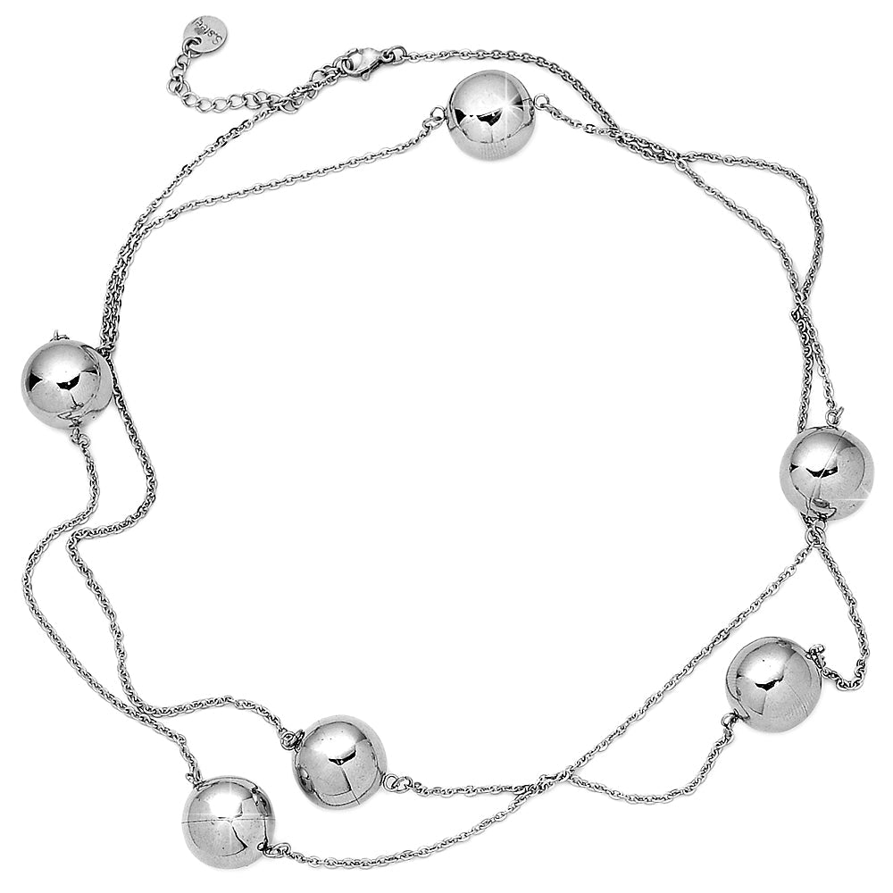 Collana lunga da donna con charms Bombati - ROUND -Beloved_gioielli