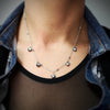 Collana Modern Times Silver con Cuori -Beloved_gioielli