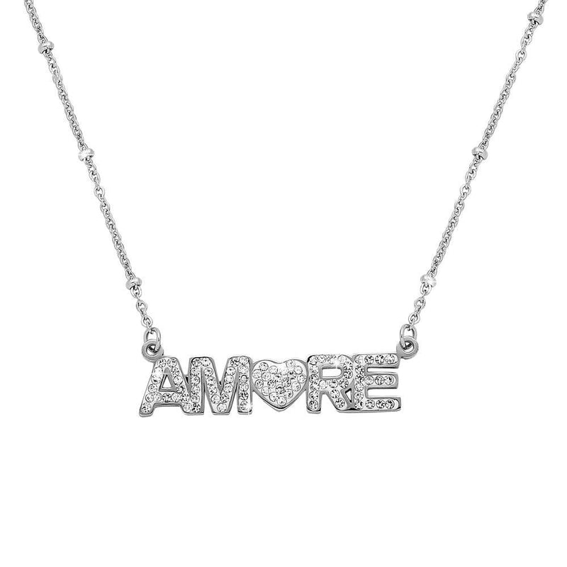 Collana Modern Times Word - AMORE -Beloved_gioielli