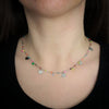 Collana SUMMER VIBES con cristalli e smalti - Silver Cuori -Beloved_gioielli